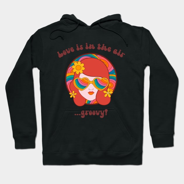 Love is in the air Hoodie by Designs by Eliane